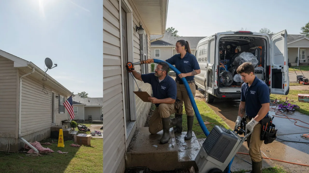 Ceiling Water Damage Restoration in Pisgah, IA near me